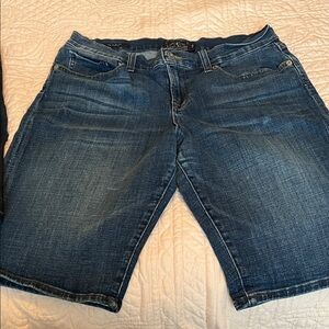Lucky Brand Women's Dark Blue Denim Shorts 8/29